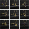 O1CN01AHoKHO2BhVoFRx0s6_2207598918370-0-cib Wholesale Stainless Steel 26 Letter Necklace Earrings Two Piece Set