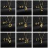 O1CN01AHoKHO2BhVoFRx0s6__2207598918370-0-cib Wholesale Stainless Steel 26 Letter Necklace Earrings Two Piece Set