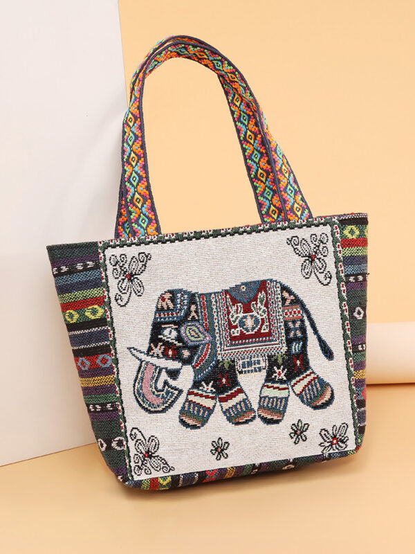 Wholesale Canvas Elephant Tote Bag