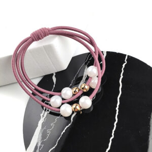 Three-in-one 9 beads [Bean paste color]]