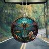 Wholesale New Acrylic Christmas Halloween Ornament Dragonfly Wreath Car Pendant