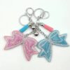 Wholesale Velvet Bow Hot Diamond Keychains