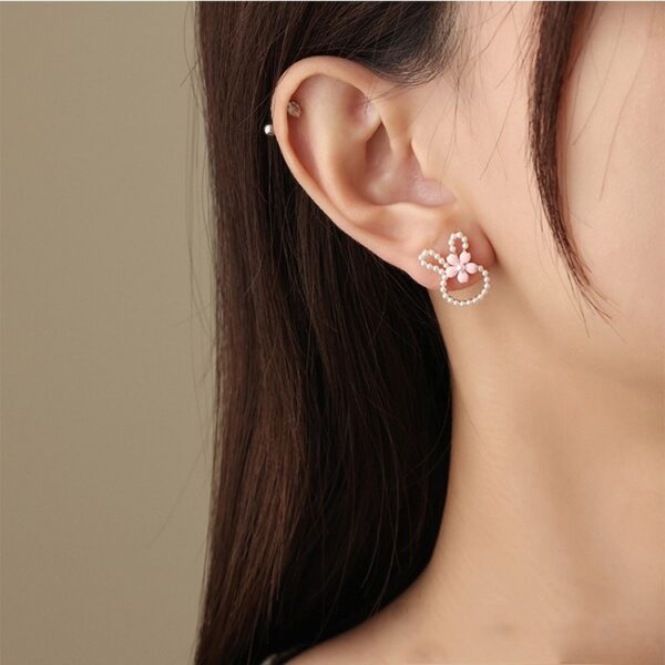 Wholesale Easter Bunny Cartoon Cute Alloy Earrings
