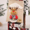 Wholesale Christmas Decorations Linen Cloud 3D Doll Handbag