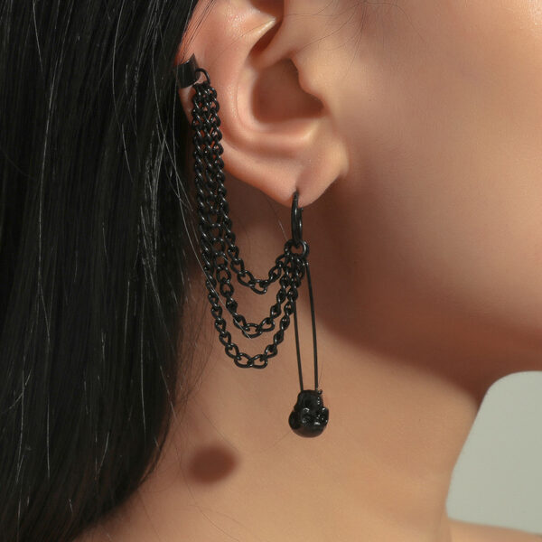 Wholesale Vintage Statemente Punk Chain Alloy Earrings