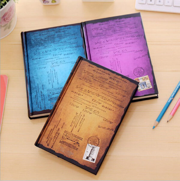 O1CN01AP5fTN1OxcWQaTwEA_1014841772-0-cib Wholesale Stamps Hard Shell Color Printing Inner Core A5 Retro Notebook