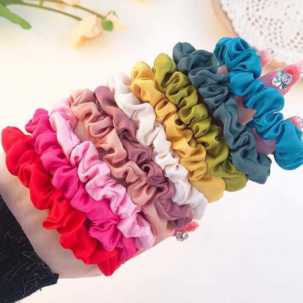 O1CN01APE0zQ1FdcjmMF3Wn_1094600510-0-cib Wholesale Solid Color Satin Small Hair Tie