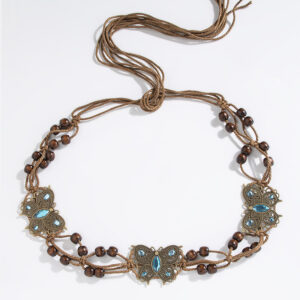3 Blue Butterfly Waist Rope / 175cm