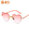 Wholesale PC Frameless Cut Edge Love Sunglasses