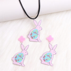 Red Fruit Powder Rabbit-suit