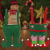 Wholesale Christmas Fabric Elf Bags, Candy Bags, Christmas Gifts and Gift Bags
