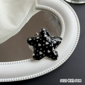 11022A black five-pointed star