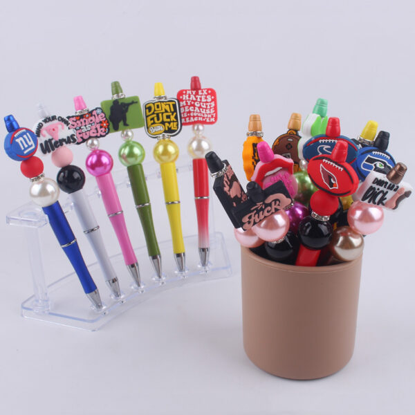 Wholesale Creative DIY Cartoon Cute Silicone Color Plastic Multifunctional Pen Ballpoint Pen
