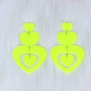 Fluorescent yellow-stitching love