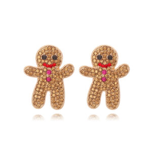 O1CN01AbY9iD2JjMSQrsVvF__3025409457-0-cib Wholesale Cute Full Diamond Christmas Gingerbread Man Earrings