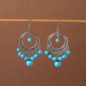 26-antique turquoise earrings