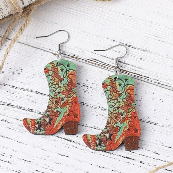 O1CN01AdbmdP1ZzPyqrTYn5_2214986983265-0-cib Wholesale Western Cowboy Boots Hat Wooden Earrings