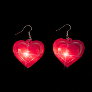 O1CN01AgCQ7421aVkfkz5v7__934707001-0-cib Wholesale Valentine's Day Series LED Lights, Heart-shaped Luminous Plastic Earrings
