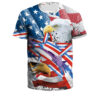 O1CN01AiEFNe1Y6Ag7i7s4I_2215458823009-0-cib Wholesale American Independence Day Flag 3D Digital Printing Round Neck Casual T-Shirt
