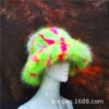 Wholesale Colorful Plush Imitation Fur Bucket Hat