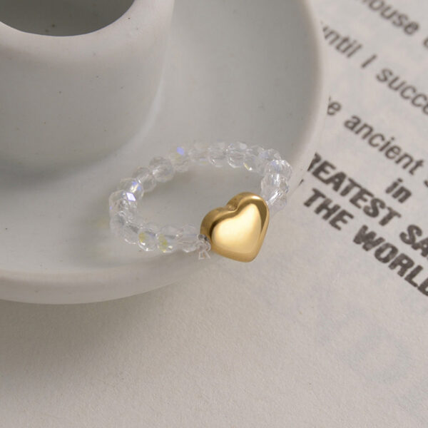 Wholesale Stainless Steel Love Heart Ring