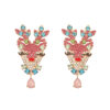Wholesale Colored Gemstone Elk Zinc Alloy Earrings