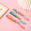 Wholesale Tassel Acrylic Bracelet Keychain