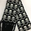 Wholesale Knitted Jacquard Ghost Head Skull Scarves