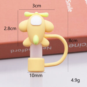 Yellow airplane 10mm / Bagged without straw