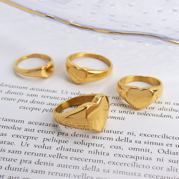 O1CN01AtrfdJ1VHfef7UXHW_4112122628-0-cib Wholesale Stainless Steel Gilded Wide Face Vertical Grain Cowhorn Bag Texture Ring