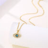 Wholesale Stainless Steel Devil Eye Necklace