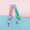 Wholesale Jelly Color Rabbit Ears Soft PVC Lanyard Keychains