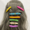 Wholesale Candy Color Resin Diamond Drop Oil Hair Clips