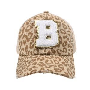 Single loophole yellow leopard print-B