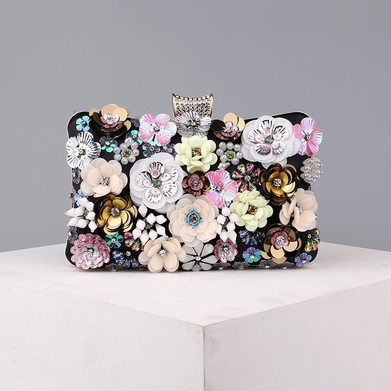 Wholesale lyester Flower Embroidery ning Bag