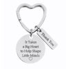 Wholesale Teacher's Day Stainless Steel Keychain Thanksgiving