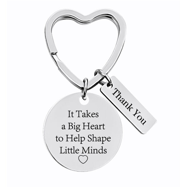 Wholesale Teacher's Day Stainless Steel Keychain Thanksgiving