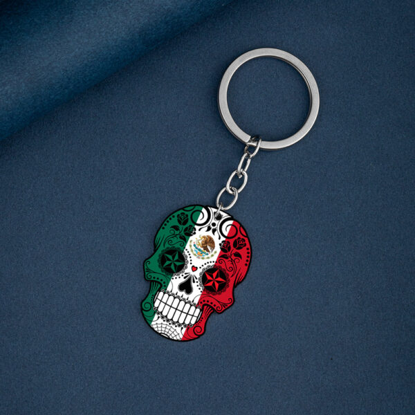 O1CN01AxL9301pSTHgvklIx_2214232425359-0-cib-1 Wholesale Flag Skull Stainless Steel Keychain