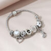 Wholesale Diamond Flower Love High Heels Bracelet