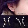 O1CN01AxfbSB1yaYr7U4eDo_2215209296595-0-cib Wholesale Alloy Row of 7-diamond Inlaid Rhinestone Earrings