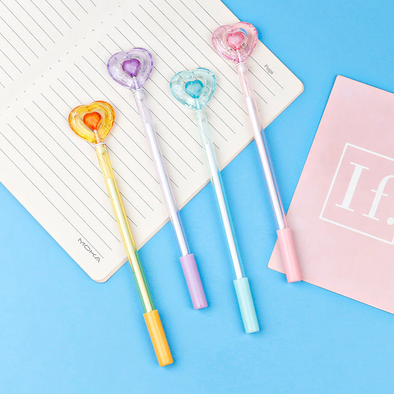 Wholesale Plastic Love Blue Refill Ballint Pen