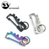 Wholesale Stainless Steel Outdoor Mountaineering Keychain