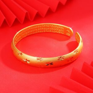 [Heart Sutra Gypsophila Gypsophila Gold Plating Thickening]]