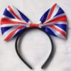 Wholesale Union Jack Flag Bow Headband