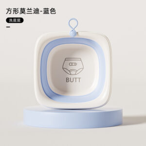 Square basin-blue [butt wash]