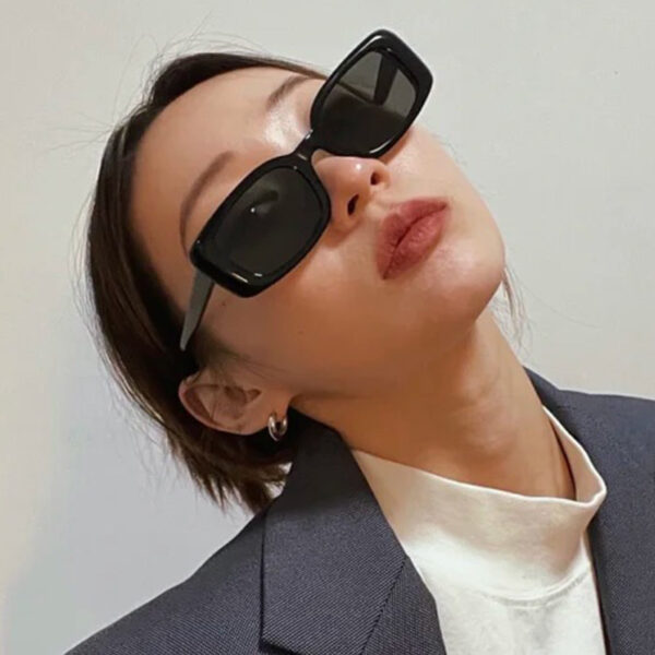 Wholesale Transparent Brown PC Women's Sunglasses