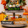 Wholesale Halloween Pumpkin Wood Ornaments