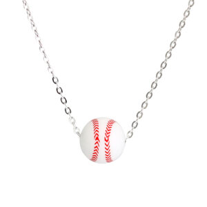 Baseball Stainless Steel Necklace