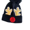 Wholesale 2-5 Year Old Children's Winter Warm Woolen Hat Christmas Hat Sequined Elk Antler Knitted Hat