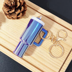 Colorful deep purple/gold buckle